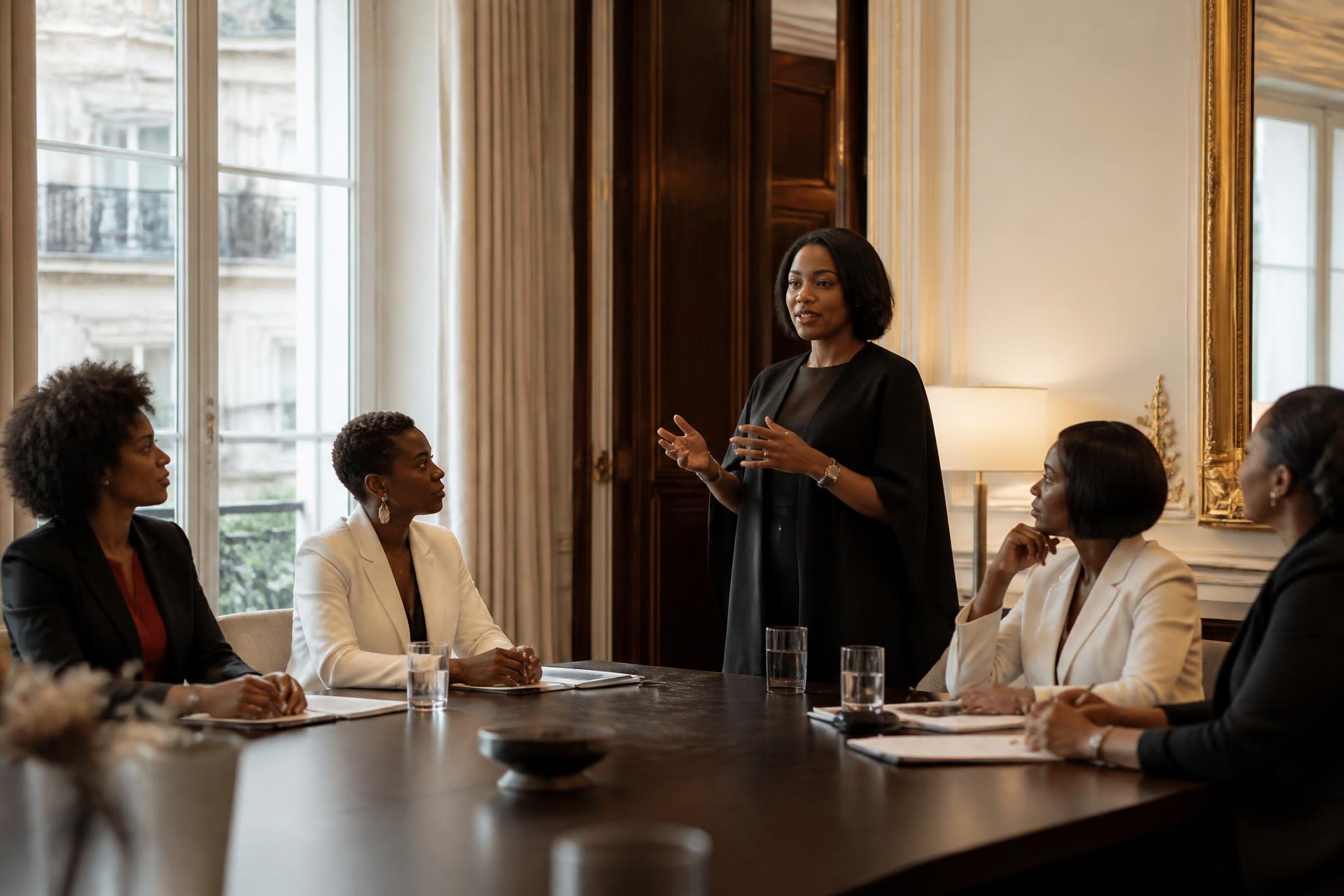 Talk CONNECTIV dans un salon élégant